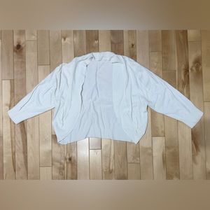 White comfy bolero